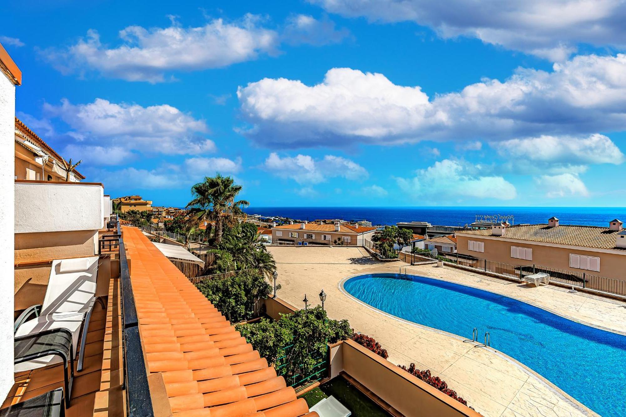 Spacious Ocean View Family Townhouse Puerto de Santiago  Buitenkant foto