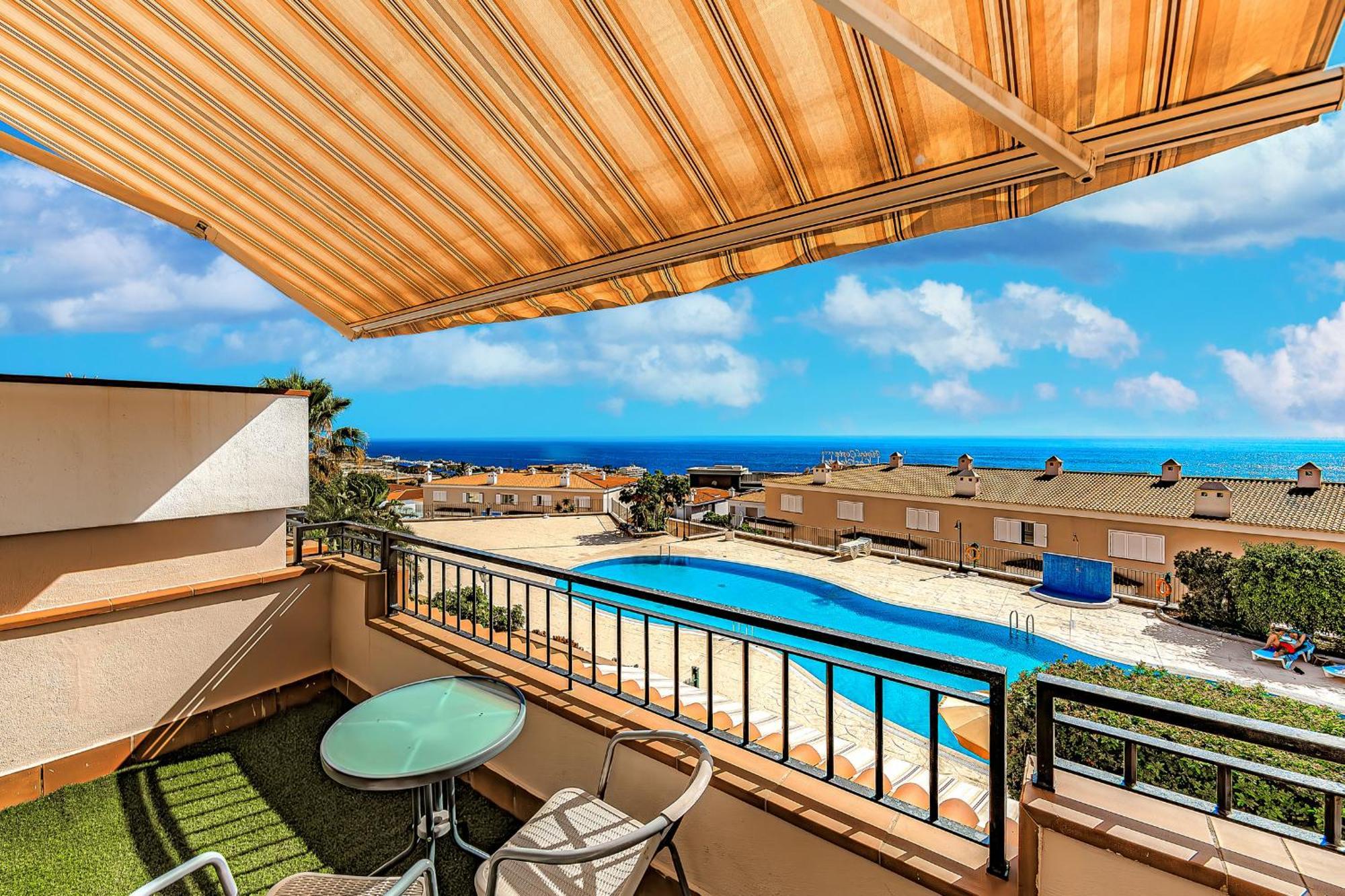 Spacious Ocean View Family Townhouse Puerto de Santiago  Buitenkant foto