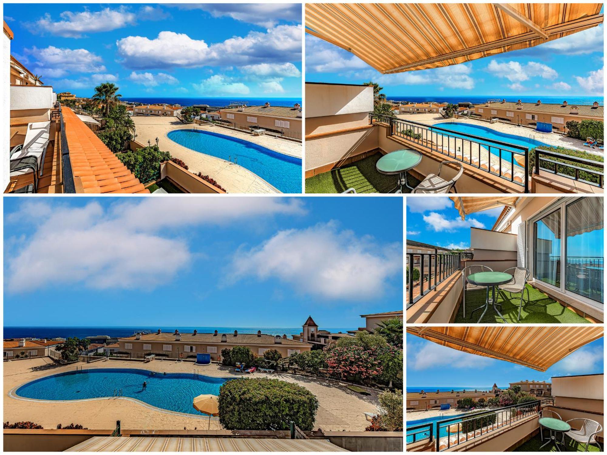 Spacious Ocean View Family Townhouse Puerto de Santiago  Buitenkant foto